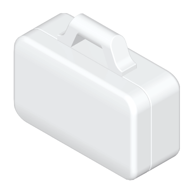 Playmobil 30 03 3550 White Suitcase