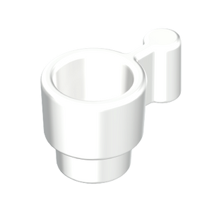 Playmobil 30 05 0362 White Mug, solid handle