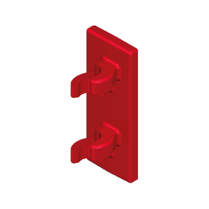 Playmobil 30 06 9312 Red hinge clip adapter for buildings 9275, 9276, 9277