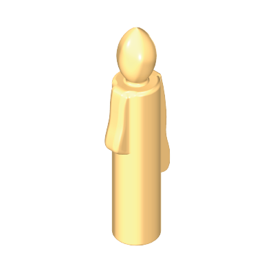 Playmobil 30 21 3492 light yellow small candle candlestick