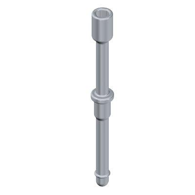 Playmobil 30 24 7402 Grey Antenna, ring at midpoint, socket at top