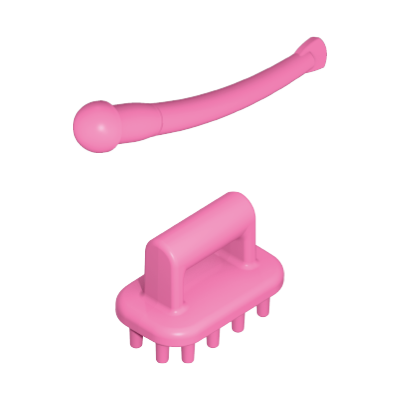 Playmobil 30 61 1572 pink Riding crop and curry comb 70514