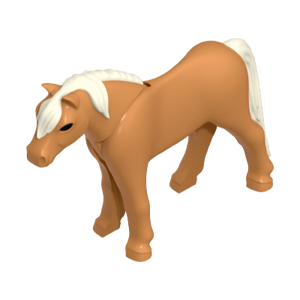 Playmobil 30 66 7892 light brown/white Pony, 2011-style