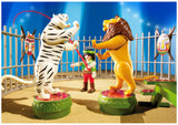 Playmobil 4233 Animal Trainer Circus with Lions and Tigers - COMPLETE