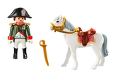 Playmobil 70679 History Napoleon Bonaparte and his white steed Vizir In bag