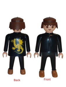 Playmobil Brown Hair Castle Guard (Dragon Coat Of Arms) 7123 3669