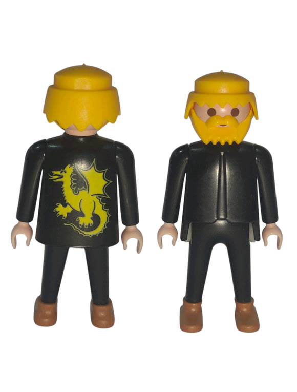 Playmobil Blonde Dragon Squad Officer Castle Guard (Dragon Coat Of Arms) 7123 3669