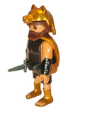 Playmobil 30 00 7624 Hercules, Greek hero, brown hair and beard, brown tunic 70466, 70467