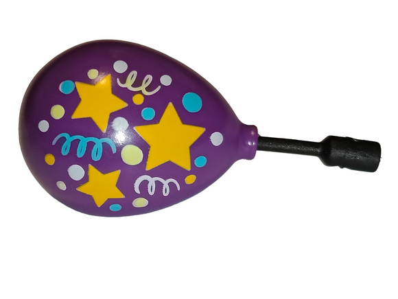 Playmobil 30 62 8696 & 30 22 9822 Puple Oval-shaped Balloon with stick