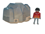 Playmobil 3191 Dinosaur Transport, Ice block, vehicle and Arctic scientist