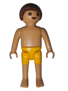 Playmobil Child boy, bare chest with yellow swim suit