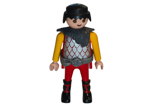 Playmobil Dragon Knight, red and yellow clothes