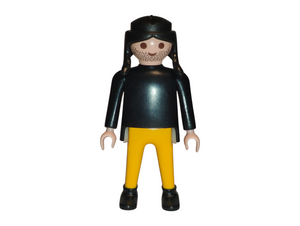 Playmobil 30 00 6910 Man with stubble, black shirt, yellow pants 3123 , 3321 , 3887