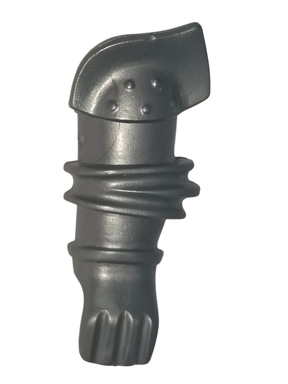 Playmobil 30 46 0300 Grey Arm greave, pointed shoulder (left arm)