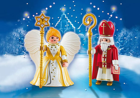 Playmobil 5592 Duo St. Nicholas and Christmas Angel Christmas