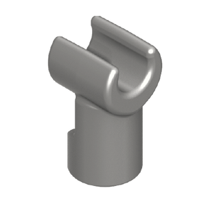 Playmobil 30 08 4963 grey Adapter-clip, right angle