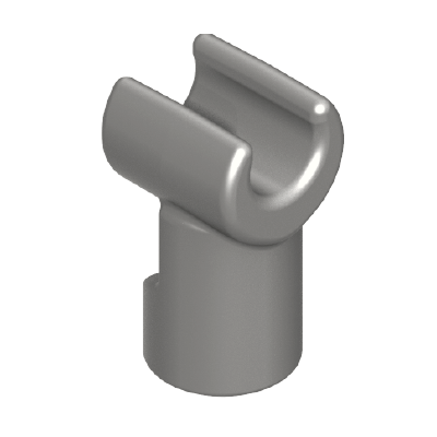 Playmobil 30 08 4963 grey Adapter-clip, right angle