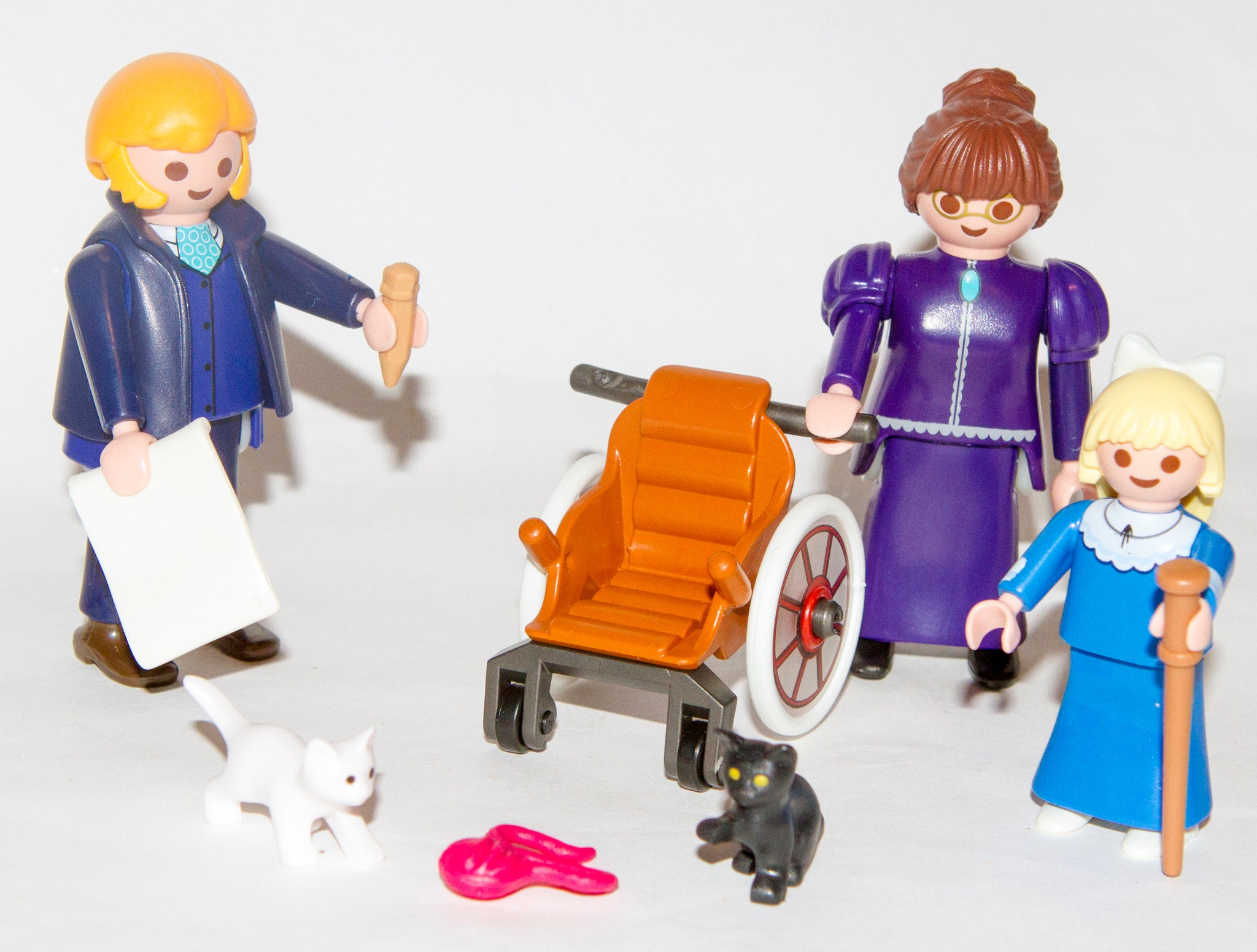 Playmobil Heidi: Clara, Padre y Srta Rottenmeier