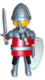 Playmobil soldier knight with shield, breast plate, sword, dagger and helmet - Promotional figure